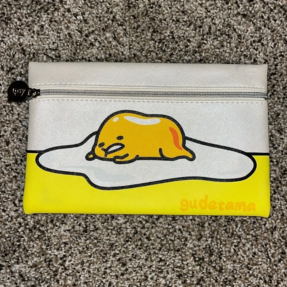Ipsy Gudetama makeup bag